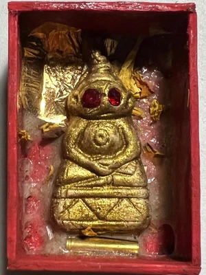 $8.80 • Buy Ngang Charm Phra Lp Krubawang Rare Old Thai Buddha Amulet Pendant Magic Idol#14
