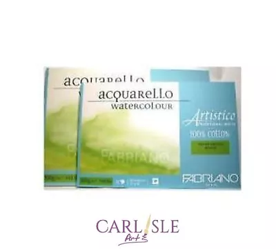 Fabriano Acquarello Watercolour Artistico White Rough Pad - Choose Your Size • £62.21