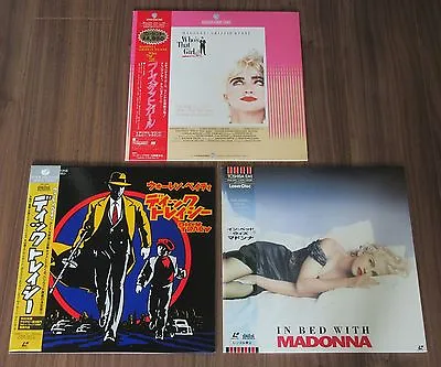$0 SHIP! Japan Music LASERDISC Madonna SET 3 X TITLES Obi LD NTSC More In Stock • $129.99