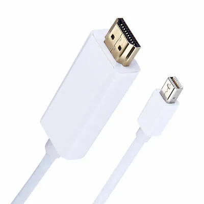 1.8 M Mini Display Port DP To HDMI TV Cable Adapter  For MacBook Pro IMac • £5.40