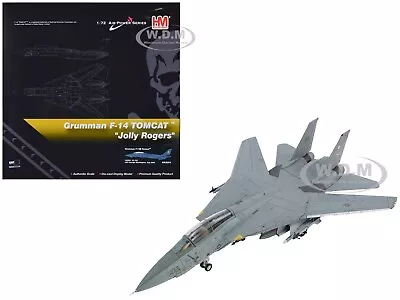 Grumman F-14b Tomcat Aircraft  Vx-9 Jolly Rogers  1/72 Model Hobby Master Ha5251 • $128.99