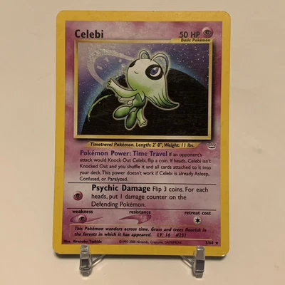 $0.99 • Buy Pokemon CELEBI Holo Neo Revelation 3/64 MP-LP Moderately To Lightly Played
