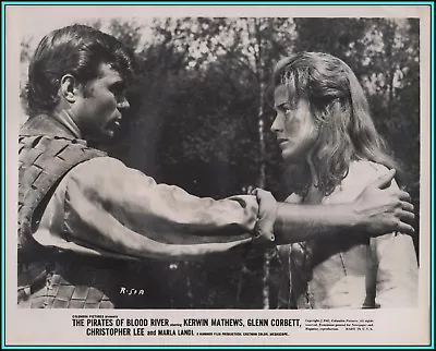 MARIE DEVEREUX & GLENN CORBETT In  The Pirates Of Blood River - Photo 1962 • $18.50