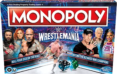 Hasbro Gaming Monopoly: Wrestlemania Edition Inspired By WWE • $38.47