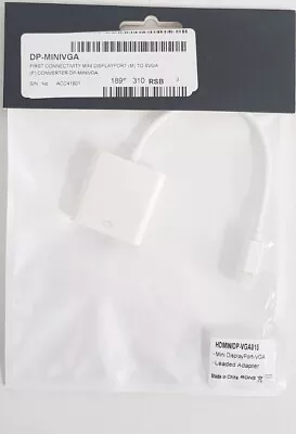 £3.29 • Buy Thunderbolt Mini Display Port DP To VGA Cable Adapter For APPLE Macbook IMac