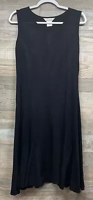 Misook Black Sleeveless Midi Dress Size Medium • $49