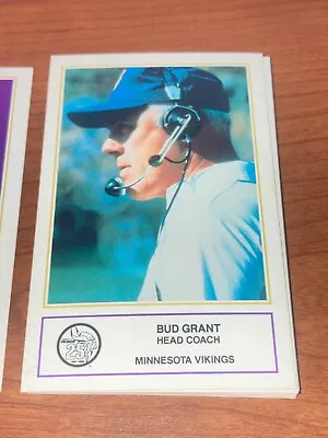 MINNESOTA VIKINGS 1985 POLICE SET Bud GRANT Tingelhoff Tommy KRAMER HOT! • $37.50