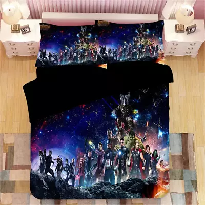Gift For Lovers - Avengers Endgame Full Bedding Set (4pcs) • $69.99