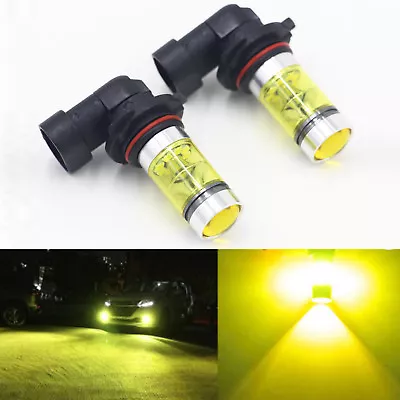 2PCS Yellow Fog Driving Light Bulbs Fits For 9006 HB4 100W 2323 LED 4300K • $9.98