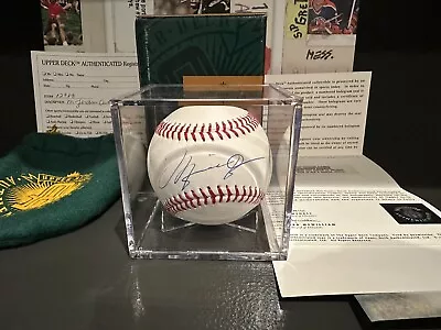 Michael Jordan Autograph Baseball UDA Upper Deck Ball Barons • $2800