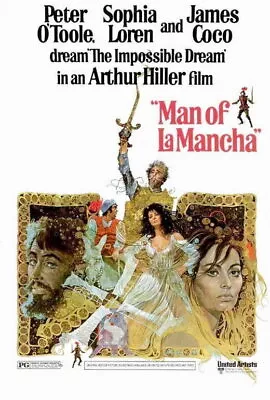 67529 Man Of La Mancha Peter O Toole Ophia Loren Wall Decor Print Poster • $14.95