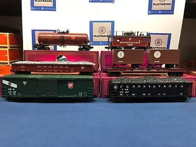 Mth Pennsylvania Flat/Hopper/Box/Gondola/Tank/Caboose 6-Car Freight Set 20-90003 • $299.99