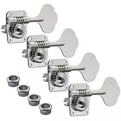 NEW Gotoh GB10 4 In-Line Bass Tuners Keys For Fender Mustang Aerodyne - NICKEL • $49.95