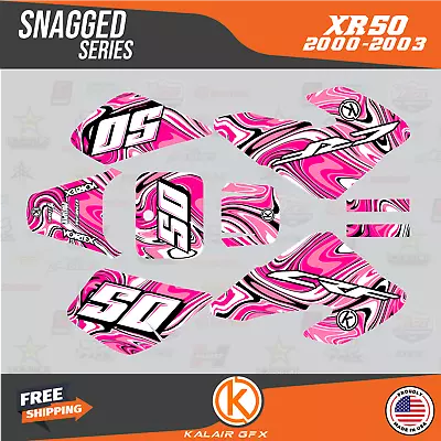 Graphics Kit For Honda XR50 (2000-2003) XR 50 Snagged Series - Pink • $48.99