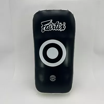 (1) Fairtex Thailand Curved Muay Thai MMA Kick Strike Pads Genuine Leather KPLC2 • $49.99