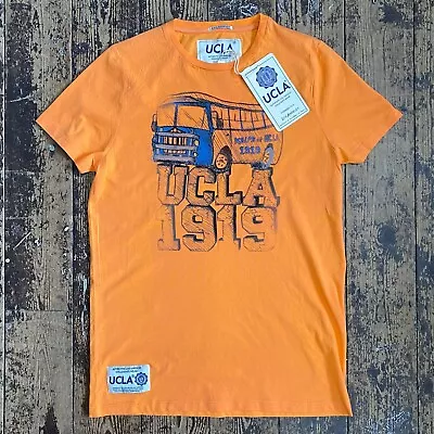 UCLA 1919 Bus Printed College Orange T-shirt M • £8