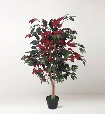Large 120cm Artificial Plants Home Office Indoor Garden Faux Plant Tree Pot • £40.95