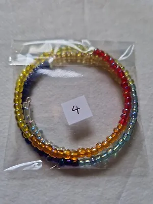 Memory Wire Bracelet Rainbow 4 • £3