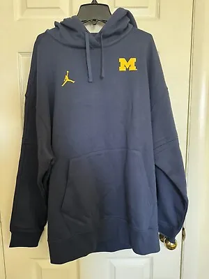 Michigan Wolverines Official On Field Men's XL Jordan Jumpman Long-Sleeve Hoodie • $70