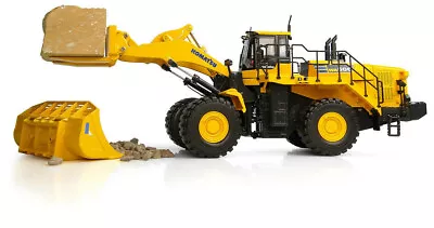 Universal 8153 Komatsu WA600-8 Wheel Loader W/Stone Handler 1/50 Die-cast MIB • $142