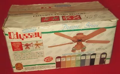 New Vintage Sealed Encon Designer Series Ceiling Fan 52  - Desert Rose Color • $184.50