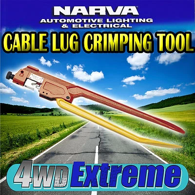 Narva Cable Lug Crimping Tool Wire Crimper Battery Terminal Anderson Plug 56516 • $319