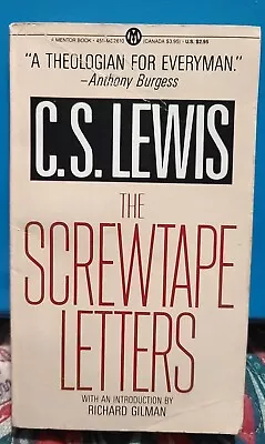 The ScrewTape Letters By C.S Lewis  1st Menter Paperback Printing Book 1988 • $10.99