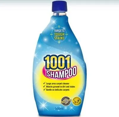 £5.40 • Buy 1001 Carpet And Upholstery Shampoo Cleaner Stain Remover - 500ml