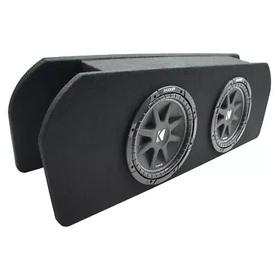 2016 - UP Ford Mustang Coupe Kicker Comp C10 Dual 10  Custom Sub Box Final 2 Ohm • $265.95