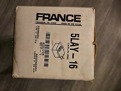 France Transformer 28187 FRANCEFORMER 5LAY-16 WAYNE M MH MSR 120V / 10000V • $100