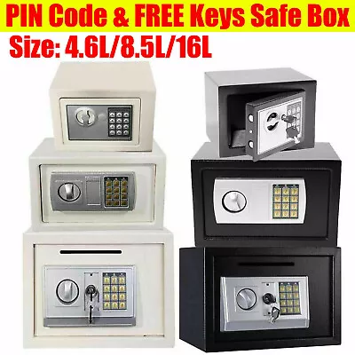 £58.09 • Buy Electronic Digital Password Security Safe Money Cash Deposit Key Box Office Home