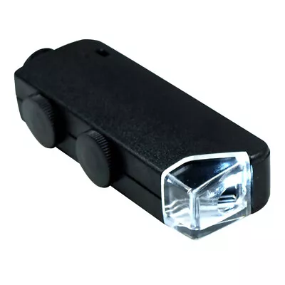 60X - 100X Zoom LED Lighted Mini  Microscope / Jewelers Loupe Magnifying Glass • $7.96