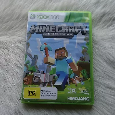 MINECRAFT XBOX 360 Edition Sandbox Game Australian Release 3D Sandbox Xbox Game • $43.33