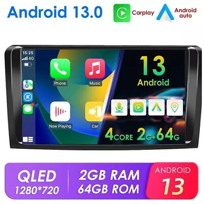 For Mercedes Benz W164 ML500 GL350 GL450 Apple Carplay Radio Android 13 GPS NAVI • $133.40