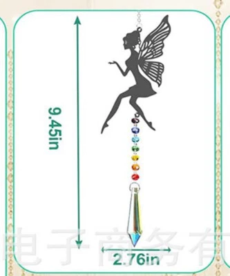 £4.29 • Buy Crystal Sun Catcher Garden Decor Prism Ball Rainbow Maker Window Hanging Pendant