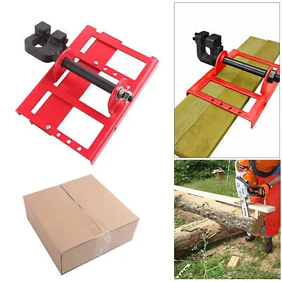 Chainsaw Mill Guide Bar Lumber Cutting Steel Open Frame Vertical Woodworking • £27.88