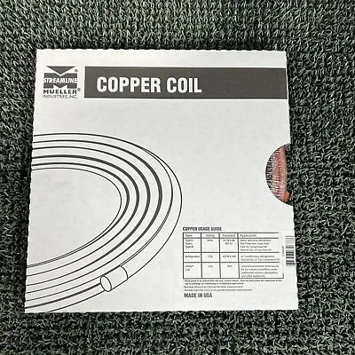 Mueller D06010p Refrigeration Copper Tubing  Coil 3/8   X 10' Nwt (#r20) • $24.50