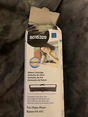 Genuine EPSON S015337 Black Printer Ribbon For LQ590 : Damaged Box • $10