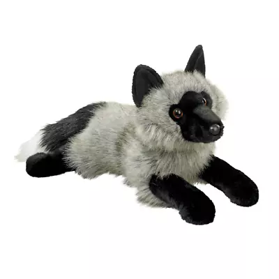 STERLING The Plush SILVER FOX Stuffed Animal - By Douglas Cuddle Toys - #4520 • $37.95