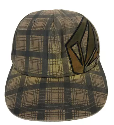Volcom Window Pane Plaid Trucker Hat Fitted 7 1/4 - 7 5/8 210 Fitted Flexfit • $15.99
