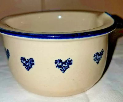 Bowl Small Heart Shaped MARSHALL POTTERY 3.5  Signed By Artist Edwardo  Rivera • $3.99