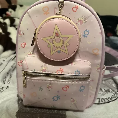 Sailor Moon Compact Coin Purse Mini Backpack • $40