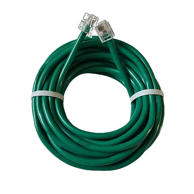 RJ11 RJ12 CAT5e Green DSL Telephone Data Cable For Centurylink AT$T Frontier . • $6.99