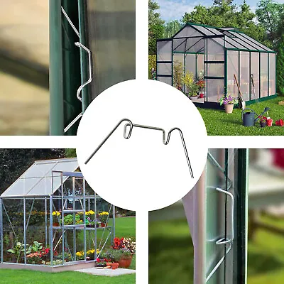 Greenhouse W Clips Spring Wire Glazing Glass Aluminium Frame Fixing Clamp 50-500 • £6.99