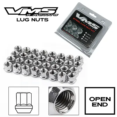 QTY 20 VMS Racing 1/2-20 Drag Race Wheels Open End Lug Nuts Cold Forged Steel • $39.88