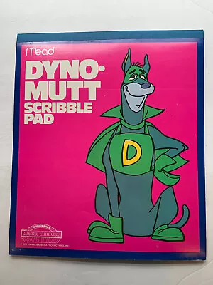 Hanna-Barbera Dyno-Mutt Scribble Pad 1977 Mead - Unused 12  X 14  • $14.99