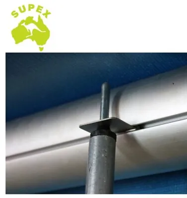 Caravan Pole Bracket Support For Roll Out Awning Tie Down Rope Clip 38AB Rrp$14 • $15