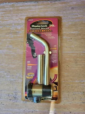 Master Lock Swivel Head Receiver Lock  1/2 & 5/8 Inch New Easy Access 2866dat. • $15