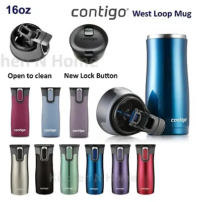 $35.95 • Buy Contigo West Loop, Westloop 2.0 Autoseal Insulated Travel Mug 473ml Contigo Mug