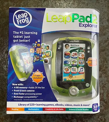 LeapPad2 Explorer Game Learning Tablet ~ Green • £12.50